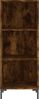 vidaXL Sideboard Räuchereiche 34,5x32,5x90 cm Holzwerkstoff 828737 Bild 4