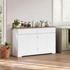 Bealife Sideboard Mit zwei Schubladen und vier Türen, Weiß Bild 2