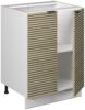 Küchenunterschrank Fame-Line Eiche Paneel 60 cm , AP Marmor Vicco Bild 2