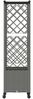 vidaXL Hochbeet mit Rankgitter und Dach Hellgrau 124,5 x 40 x 142 cm 3423032 Bild 5
