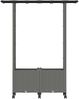 vidaXL Hochbeet mit Rankgitter und Dach Hellgrau 124,5 x 40 x 142 cm 3423032 Bild 4
