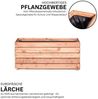 Mega-Holz Pflanzkübel Modulo aus Lärchenholz - Naturbelassener Blumenkasten für den Garten (DIY-Set), 90 x 30 x 39 cm, 105 L Fassungsvermögen Bild 3