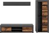 OTTO home Wohnwand AOSTA, Breite 235cm, 3-teilige Wohn-Kombination, (3-St, bestehend aus: Lowboard, Wandboard, Vitrine), Wohnwand, Kombination, Anbauwand, Möbel Set, Schrankwand, Möbel Kombi Bild 4