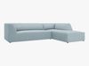 Micadoni 4-Sitzer Modular Sofa Ruby Rechts Kord Scala Hellblau Bild 2