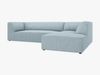 Micadoni 4-Sitzer Modular Sofa Ruby Rechts Kord Scala Hellblau Bild 3