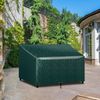 Gartenbank Abdeckung Wasserdicht Grün 134x66x63/89cm 2-Sitzer Outdoor Bild 5