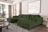 99rooms Massimo Wohnlandschaft Cordstoff POSO Khaki mit Schlaffunktion Bild 2