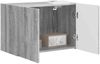 vidaXL TV-Wandschrank Graues Sonoma 59,5 x 31 x 40 cm Holzwerkstoff 892341 Bild 3