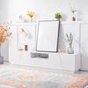 Moderner TV-Schrank, 170 cm hoch. Patchwork-Stil. Bild 2