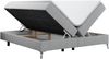 Boxspringbett - Doppelbett mit Multipocket-Matratze - LESS -120x200 - Hellgrau Stoff - H4 Bild 4
