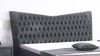 Meisterbetten Boxspringbett Juve 100x220 in VS-Grau, Matratzenbezug Optiflex, Ergoflex-Topper Bild 5