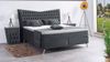 Meisterbetten Boxspringbett Juve 100x220 in VS-Grau, Matratzenbezug Optiflex, Ergoflex-Topper Bild 3