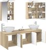 vidaXL Badezimmerschrank-Set 5 pcs Sonoma-Eiche Holzwerkstoff 3406473 Bild 3