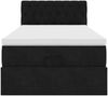 vidaXL Ottoman-Bett mit Matratze Schwarz 90x190 cm Samt 3311815 Bild 5