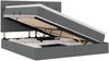 vidaXL LED-Speicherbett mit Matratze Dunkelgrau 180 x 200 cm Stoff 3372433 Bild 2
