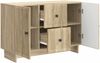 vidaXL Sideboard Sonoma-Eiche 89 x 34,5 x 60 cm Holzwerkstoff 893967 Bild 3