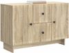 vidaXL Sideboard Sonoma-Eiche 89 x 34,5 x 60 cm Holzwerkstoff 893967 Bild 2