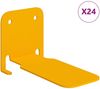 vidaXL Unsichtbares Schwimmendes Regal Wandhalterung 24 pcs Senfgelb 8004067 Bild 4