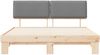vidaXL Bettgestell mit gepolstertem Kopfteil Hellgrau 180 x 200 cm 3398069 Bild 5
