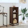 Bücherregal | Standregal Braun Eichen-Optik 40x35x107,5 cm Holzwerkstoff Bild 3