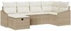 vidaXL Sofa Set mit Kissen 7 pcs Poly-Rattan 3360612 Bild 2