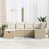 vidaXL Sofa Set mit Kissen 7 pcs Poly-Rattan 3360612 Bild 3