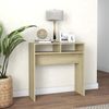 vidaXL Konsolentisch Sonoma-Eiche 78x30x80 cm Holzwerkstoff 808299 Bild 3