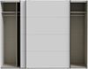 Schwebetürenschrank >NEKTARIUS< 3 Böden, 3 Stangen, Secret grey - 269,8x210,5x62,9cm (BxHxT) Bild 3