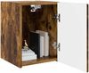 vidaXL TV-Wandschrank Geräucherte Eiche 30 x 31 x 40 cm Holzwerkstoff 892259 Bild 3