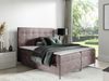 Boxspringbett 'Sokore', rosa, 200x200 cm Bild 2