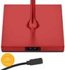 LED Tischleuchte, kirschrot, Touchdimmer, Akku, H 38 cm Bild 5