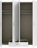 Drehtürenschrank >ECONOBOX< in Weiss - 159,1x190,5x54,4cm (BxHxT) Bild 4