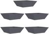 vidaXL Garten-Pflanzgefäß 5 pcs Anthrazit 50 x 50 x 15 cm 873829 Bild 2