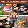 Burger-Set 6tlg. inkl. Burgerpresse, Grillwender, Burgerhauben und Grillspießen, aus Edelstahl Bild 3