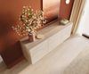 Sideboard Cuor 180 cm Keramik Laminam® Travertino Bianco Creme-Weiß 2 Türen 3 Schubfächer Schwebend Bild 4