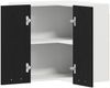 vidaXL Hängeschrank Lyon Schwarz Eichen-Optik 57 x 57 x 60 cm 863148 Bild 4