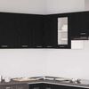 vidaXL Hängeschrank Lyon Schwarz Eichen-Optik 57 x 57 x 60 cm 863148 Bild 1