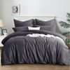 Elegear Bettwäsche Bettwäsche 135×200/155x220/200x200cm Mikrofaser Bettwäsche-Set, Mikrofaser aus Polyester, 3 teilig, Bettbezug+Kopfkissenbezug*2, atmungsaktiv, weich für alle Jahreszeiten Bild 2