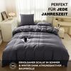 Elegear Bettwäsche Bettwäsche 135×200/155x220/200x200cm Mikrofaser Bettwäsche-Set, Mikrofaser aus Polyester, 3 teilig, Bettbezug+Kopfkissenbezug*2, atmungsaktiv, weich für alle Jahreszeiten Bild 3