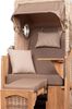 Strandkorb - bene living - Ammersee Single Teak Bullauge - PE shell - Modell 534 - Einsitzer inkl. Liftersystem Bild 3