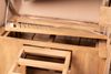Strandkorb - bene living - Ammersee Single Teak Bullauge - PE shell - Modell 534 - Einsitzer inkl. Liftersystem Bild 5