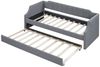 Flieks Daybett, Tagesbett Polsterbett mit Unterbett 90x200cm+90x190cm Leinen Bild 4