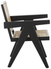 Sanotechnik Loungesessel 'Franz' mit Wiener Geflecht, Teakholz, Beige, 60x60x35 cm Bild 2