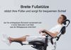 SIHOO Bürostuhl Schreibtischstuhl, ergonomisch, Fußstütze verstellbare Lordosenstütze ~ schwarz Bild 2