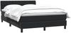 vidaXL Boxspringbett mit Matratze Schwarz 160x210 cm Samt 3316505 Bild 3