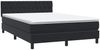 vidaXL Boxspringbett mit Matratze Schwarz 160x210 cm Samt 3316505 Bild 4