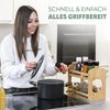 Gewürzregal mit 2 Etagen für Küchenschränke, ausziehbares Küchenregal, leichte Montage - zum Kleben Bild 5