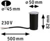 Paulmann No. 94365 House Bodeneinbauleuchte rund IP65 3000K 2W Edelstahl 230V Bild 3