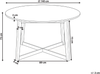 Esstisch WAIPORI Dunkle Eiche 140 cm 140 cm Bild 2