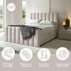 Best for Home Boxspringbett mit Bettkasten Trinity K10 Lux, mit Bettkasten, inkl. 7 cm Topper (140x200 160x200 180x200 200x200 cm), Verschiedene Liefermöglichkeiten, TOP Preis-Leistungs-Verhältnis Bild 3